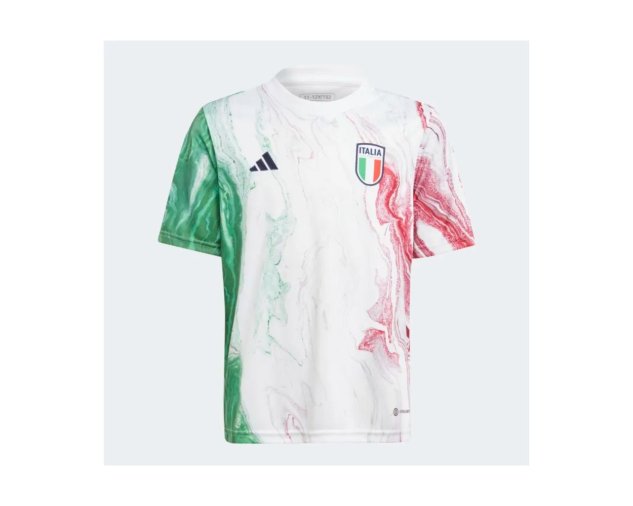 Adidas Italy Youth Pre Match Jersey