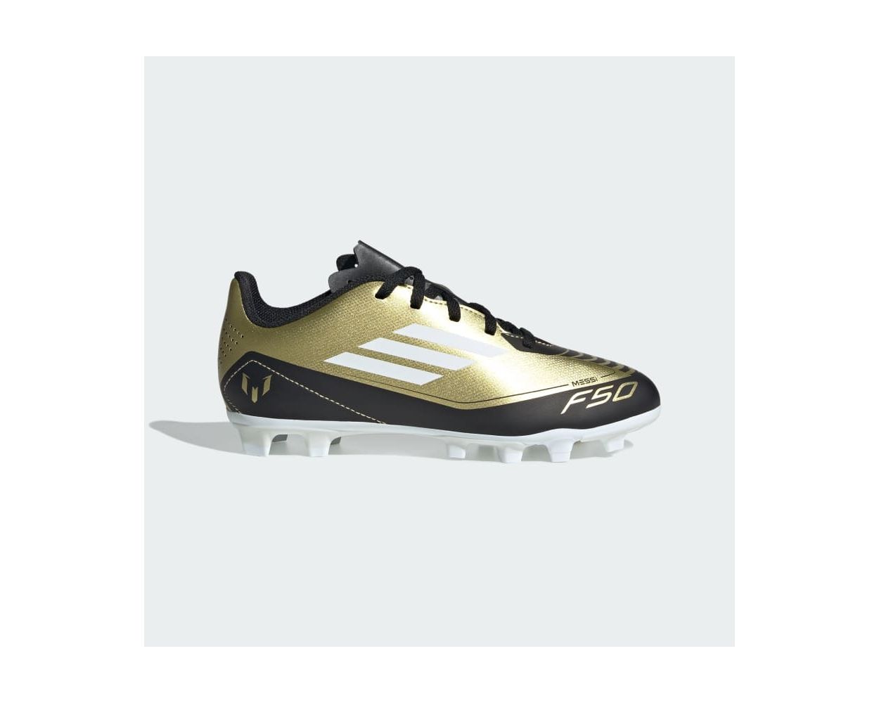 Adidas F50 Club FxG J Messi - Gold Metallic