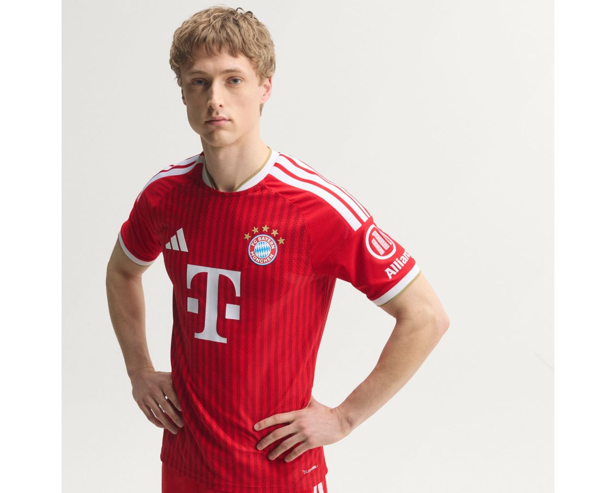 Adidas Bayern Home Auth Jersey 2026/27 - Red