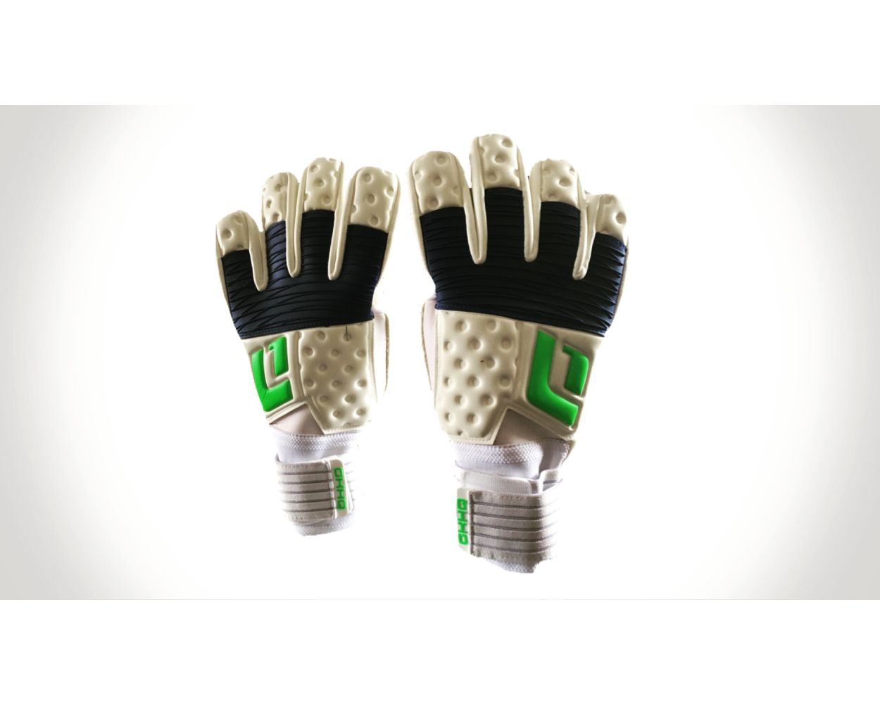 L1 Breka Negative Cut Goalie Gloves White Navy