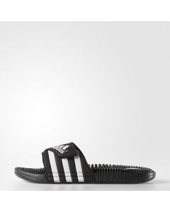 adidas Adissage Slides - Black/White