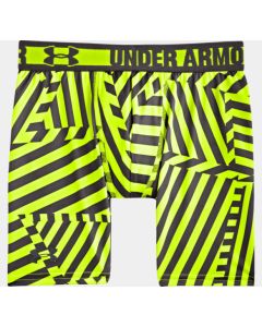 UA HeatGear Sonic 4" Fitted Shorts Youth - Yellow