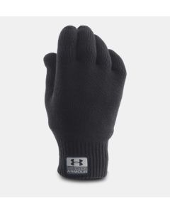 UA Fuse Knit Cold Weather Gloves - Black