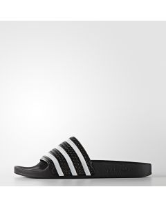 adidas Adilette Slides - Black/White