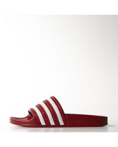 adidas Adilette Slides - Red/White