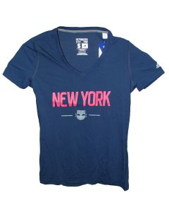 adidas NY Red Bulls Ultimate Women Tee - Navy/Red