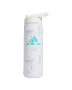 Adidas Steel Straw Bottle - White