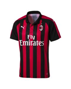 Puma AC Milan Home Jersey Mens 2018/2019 - Black/Red