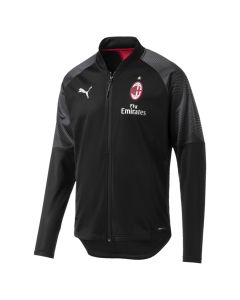 Puma AC Milan Stadium Poly Jacket - Black