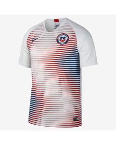 Nike Chile Away Jersey Mens 2018 - White/Red