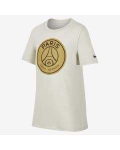Nike PSG Crest Tee Youth 2018/19 - Light Bone