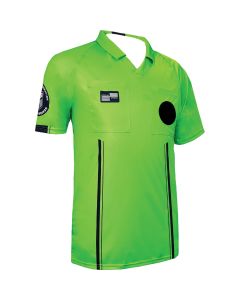 USSF Economy SS Referee Shirt - Green/Black
