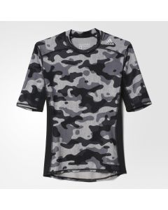 adidas Techfit Base Compression Tee - Grey