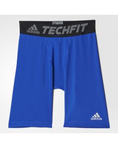 adidas Techfit Base Compression Short Youth - Royal