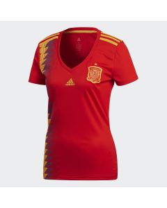 adidas Spain Home Jersey Women's 2018 - Red/Gold - World Cup 2018