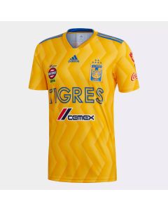 adidas Tigres UANL Mens Home Jersey 2018/19-Yellow gold