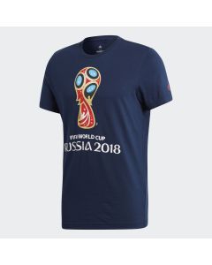 adidas 2018 World Cup Emblem Tee Mens - Navy