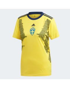 adidas Sweden Womens Home Jersey 19/20-Yellow/Blue