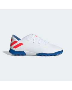 adidas Nemeziz Messi 19.3 Turf Soccer Shoes Junior - White/Blue - 302 Redirect Pack