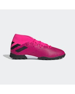adidas Nemeziz 19.3 Turf Soccer Shoes Junior - Pink/Black - Hard Wired Pack