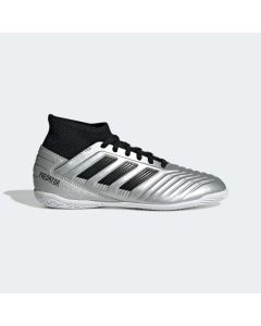 adidas Predator 19.3 Indoor Soccer Cleats Junior - Silver/Black - 302 Redirect Pack