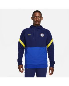 Nike Chelsea FC 1/4 Hoodie - Blue