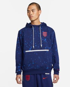 Nike USA Dri Fit Hoodie - Blue