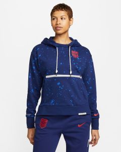 Nike USA Dri Fit Womens Hoodie - Blue
