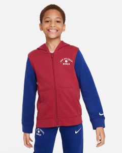 Nike Barcelona Terry Youth Hoodie - Red