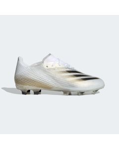 adidas X Ghosted.1 Firm Ground Cleats Junior -White/Gold