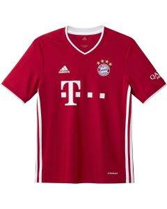 adidas Bayern Munich Youth Home Jersey 2020/21-Red