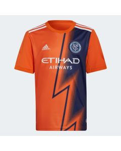 Adidas NYCFC Away Jersey Youth - Orange