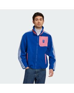 Adidas Juve LS Fleece Jacket - Blue