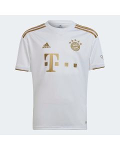 Adidas Bayern Away Youth Jsy - White