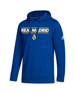 Adidas Real Madrid Fleece Hood - Blue