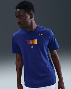 Nike FC Barcelona Men's Flag Tee - Blue