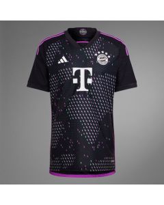 Adidas Bayern Away Auth 23/24 Jersey - Black