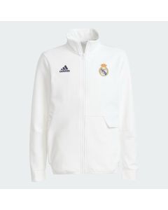 Adidas Real Madrid Anthem Y Jkt - White