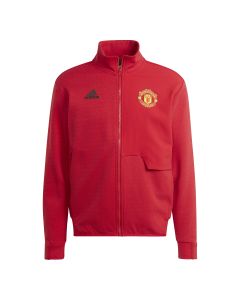 Adidas Mens MUFC Anthem Jacket - Red