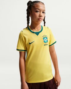 Nike Brasil Youth Home Jsy 2026 - Canary