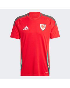 Adidas Wales Mens Home Jsy 2024 - Red