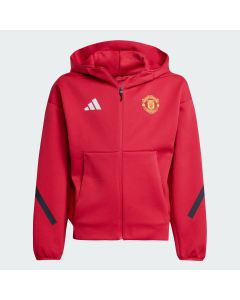 Adidas Man United Youth Anthem Jacket - Red