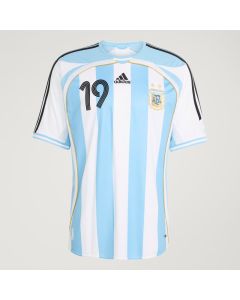 Adidas Argentina Home Jersey Messi 2006 - White
