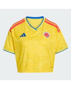 Adidas Colombia Cropped Jersey W 2026 - Yellow