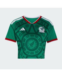 Adidas Mexico Cropped Jersey W 2026 - Green