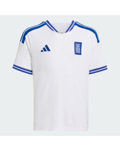 Adidas Greece Home Youth Jersey 2026 - White
