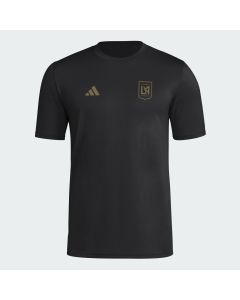 Adidas LA FC Pre Game T-Shirt - Black