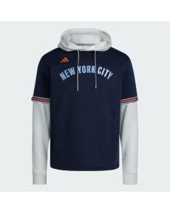Adidas NYC FC Hooded Jersey - Legend Ink