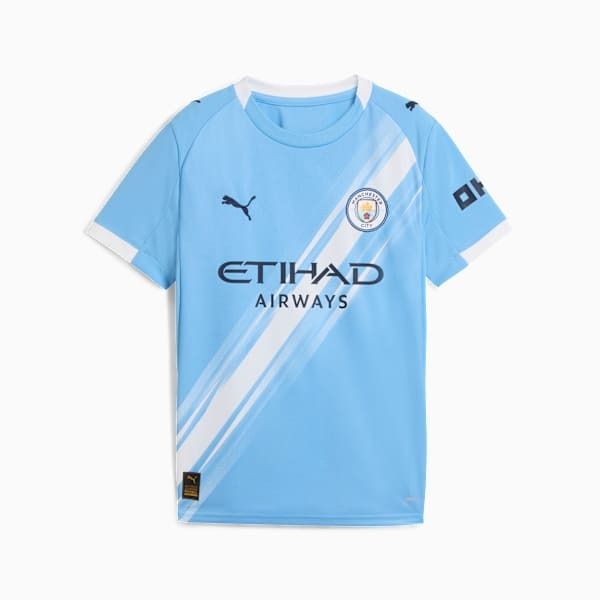 Puma Man City Youth Home Jersey 2025/26 - Blue