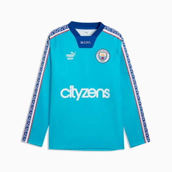 Puma Man City King Jsy LS - Speed Blue